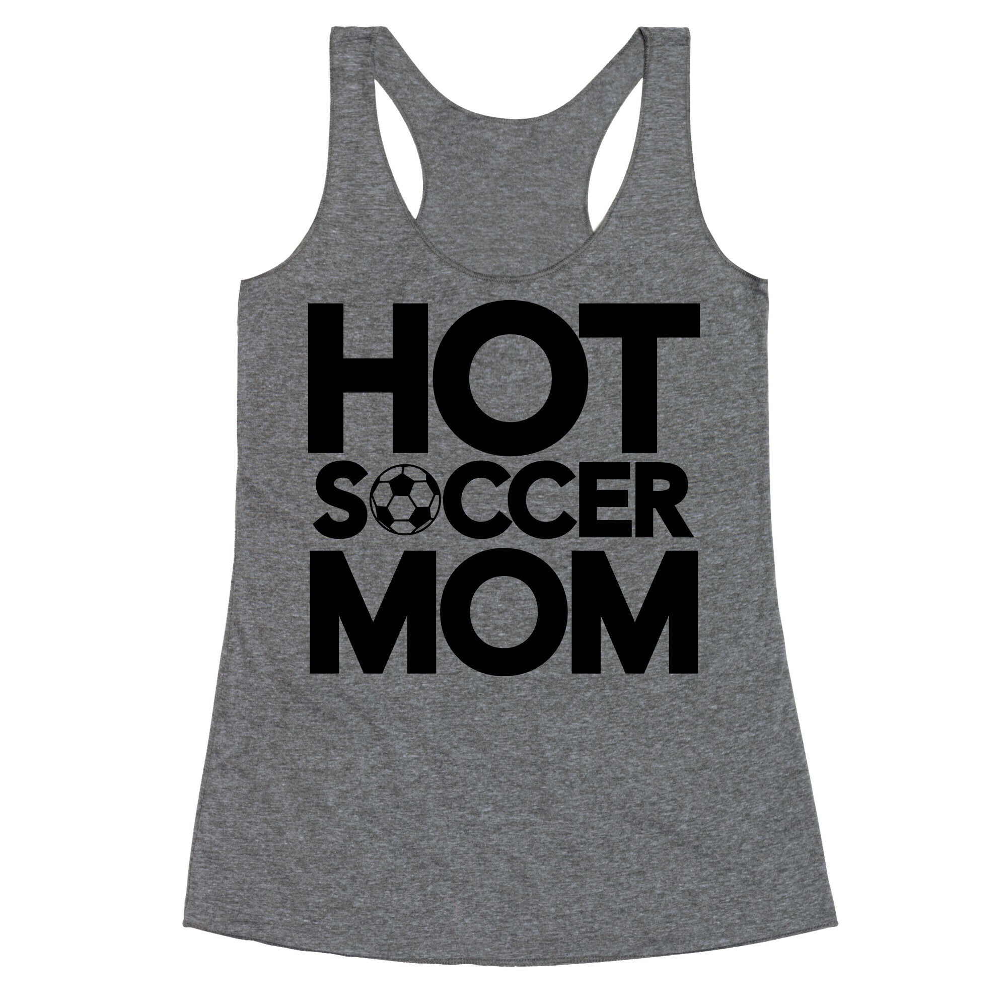 Hot Soccer Mom Racerback Tank