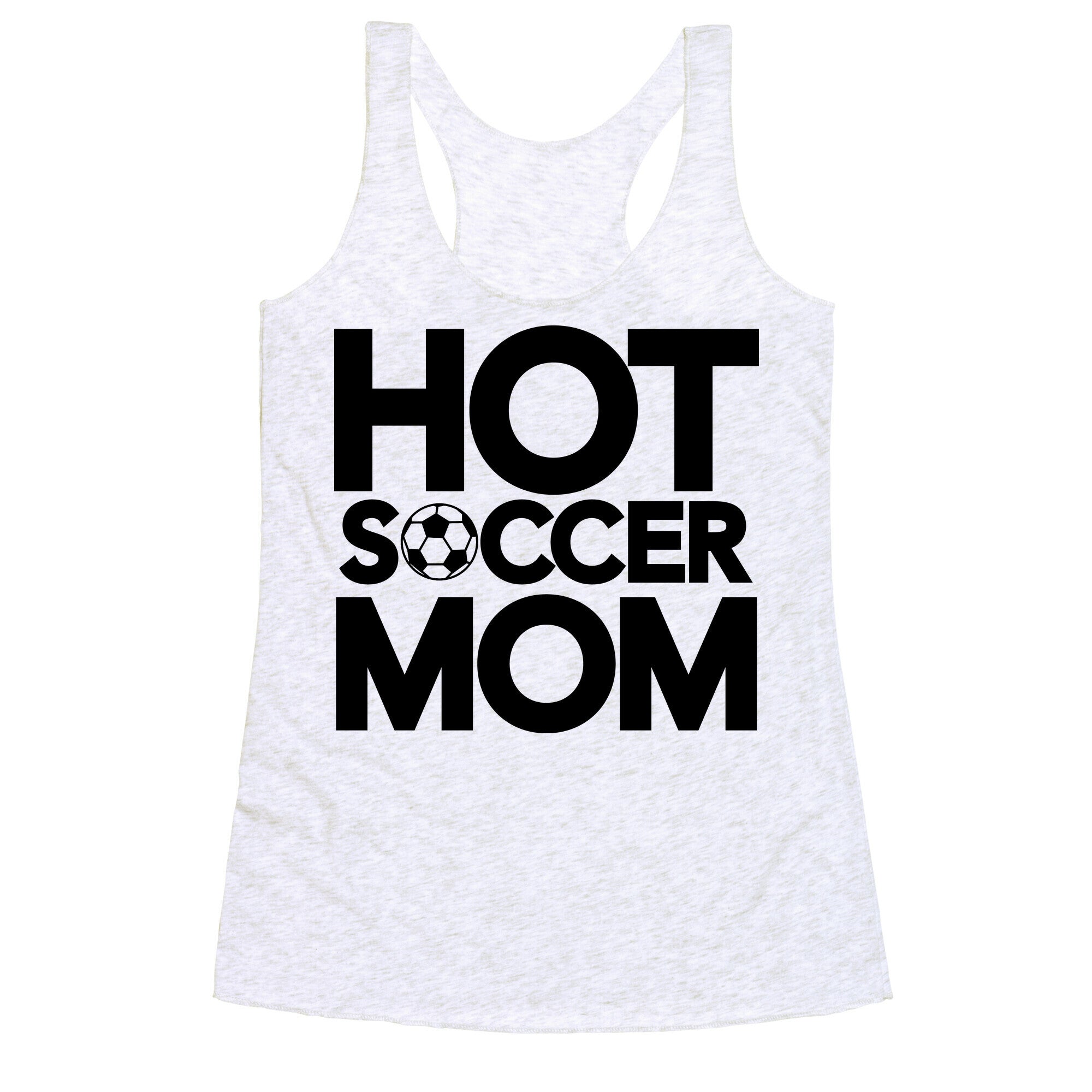 Hot Soccer Mom Racerback Tank