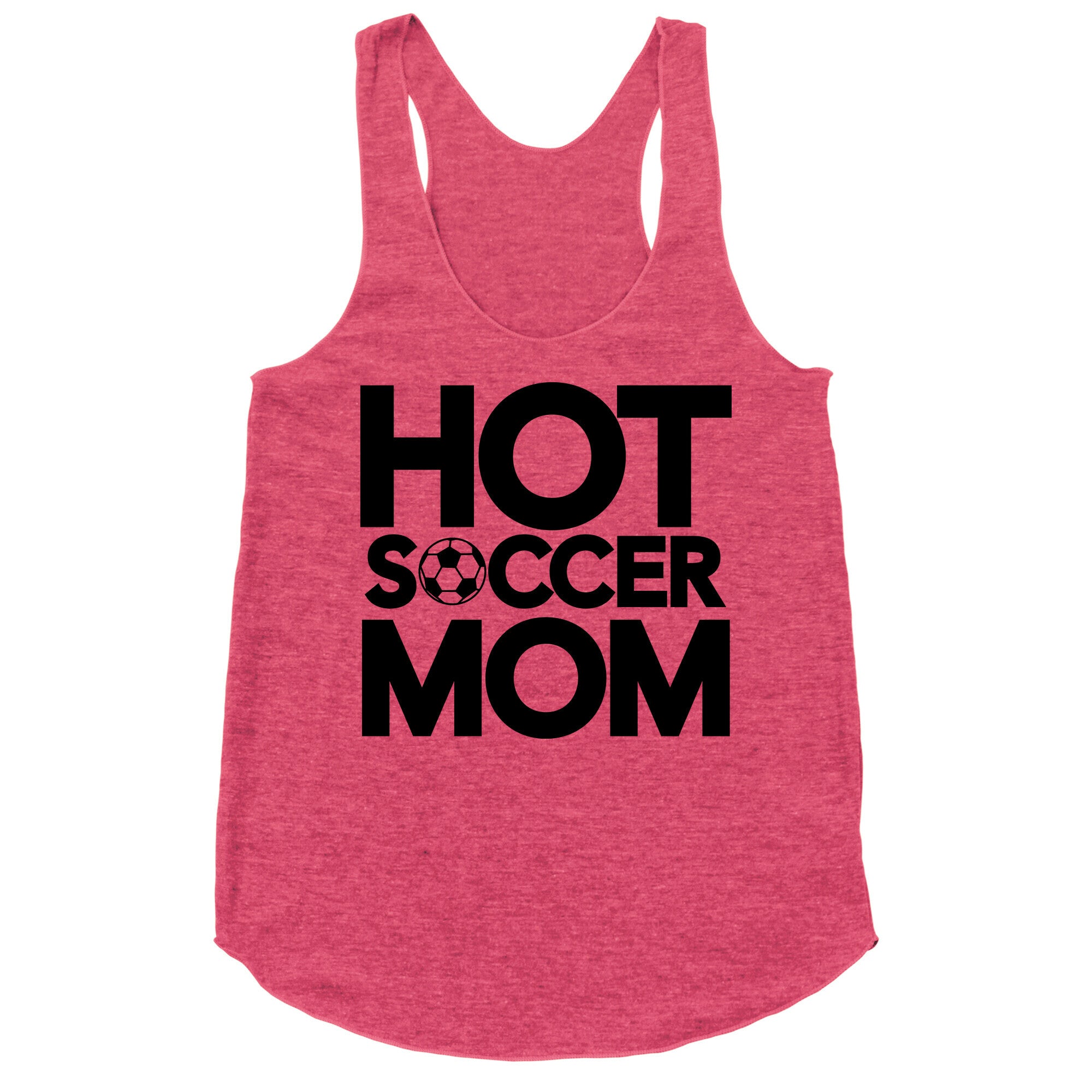 Hot Soccer Mom Racerback Tank
