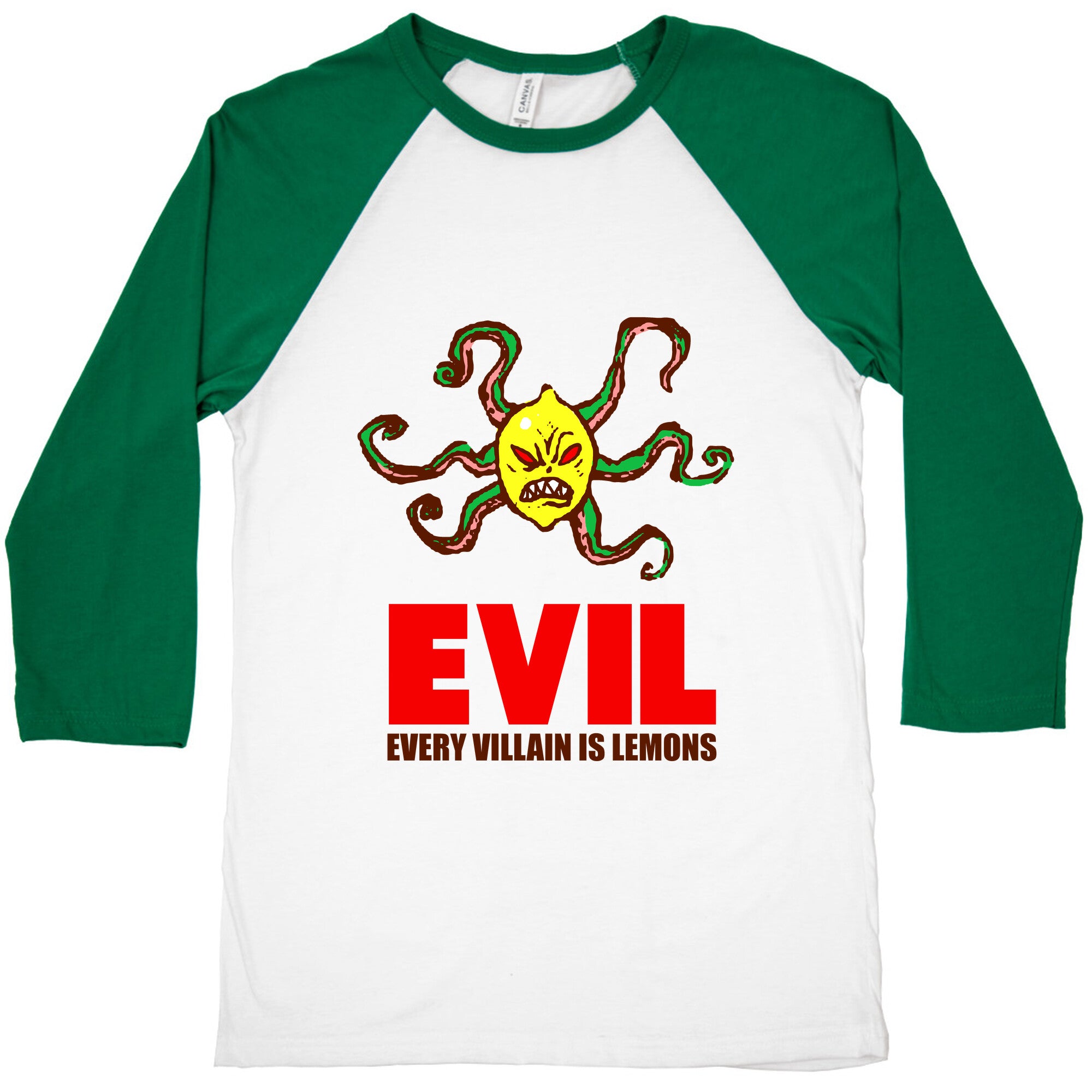 Every Villain Is Lemons Baseball Tee