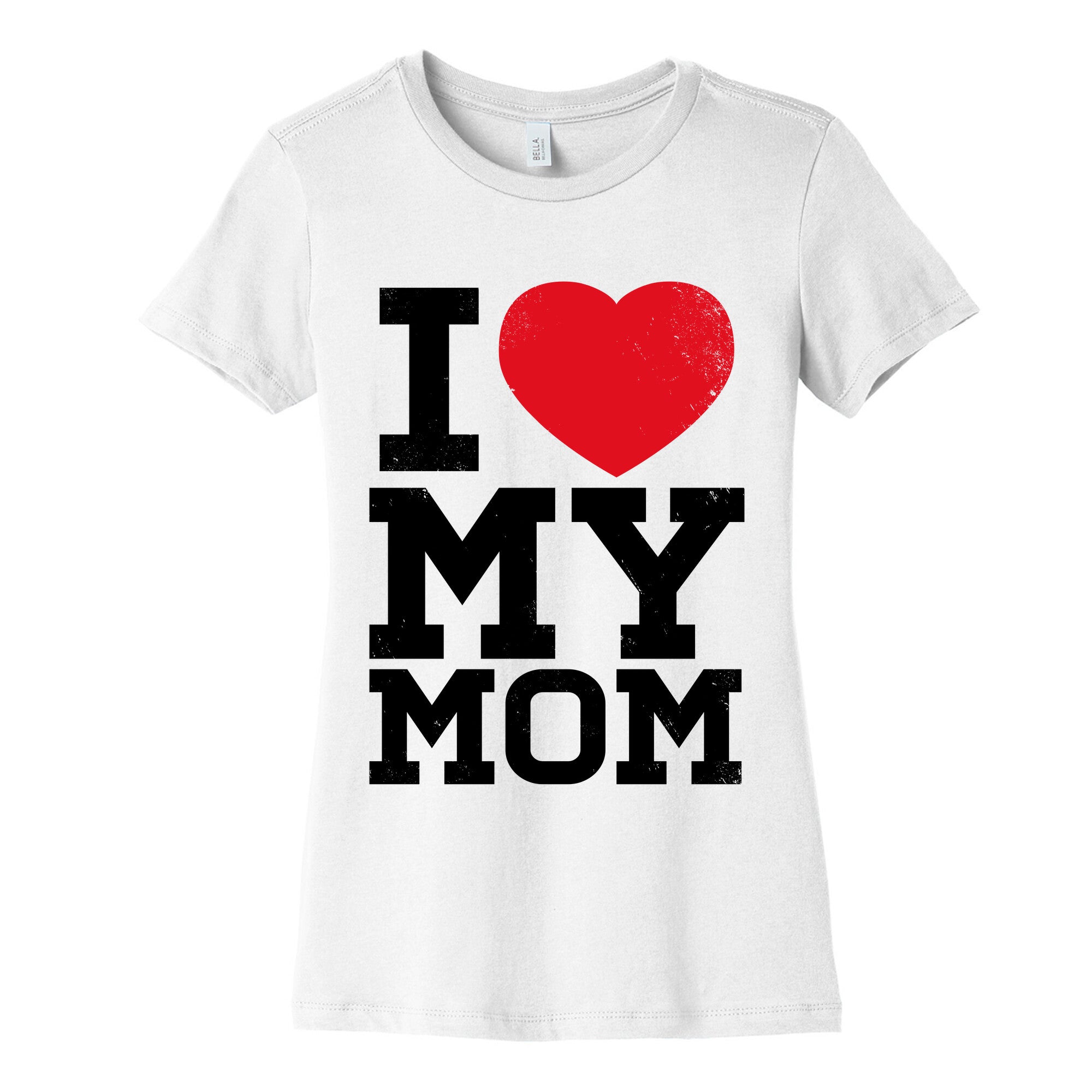 I Heart My Mom Women's Cotton Tee