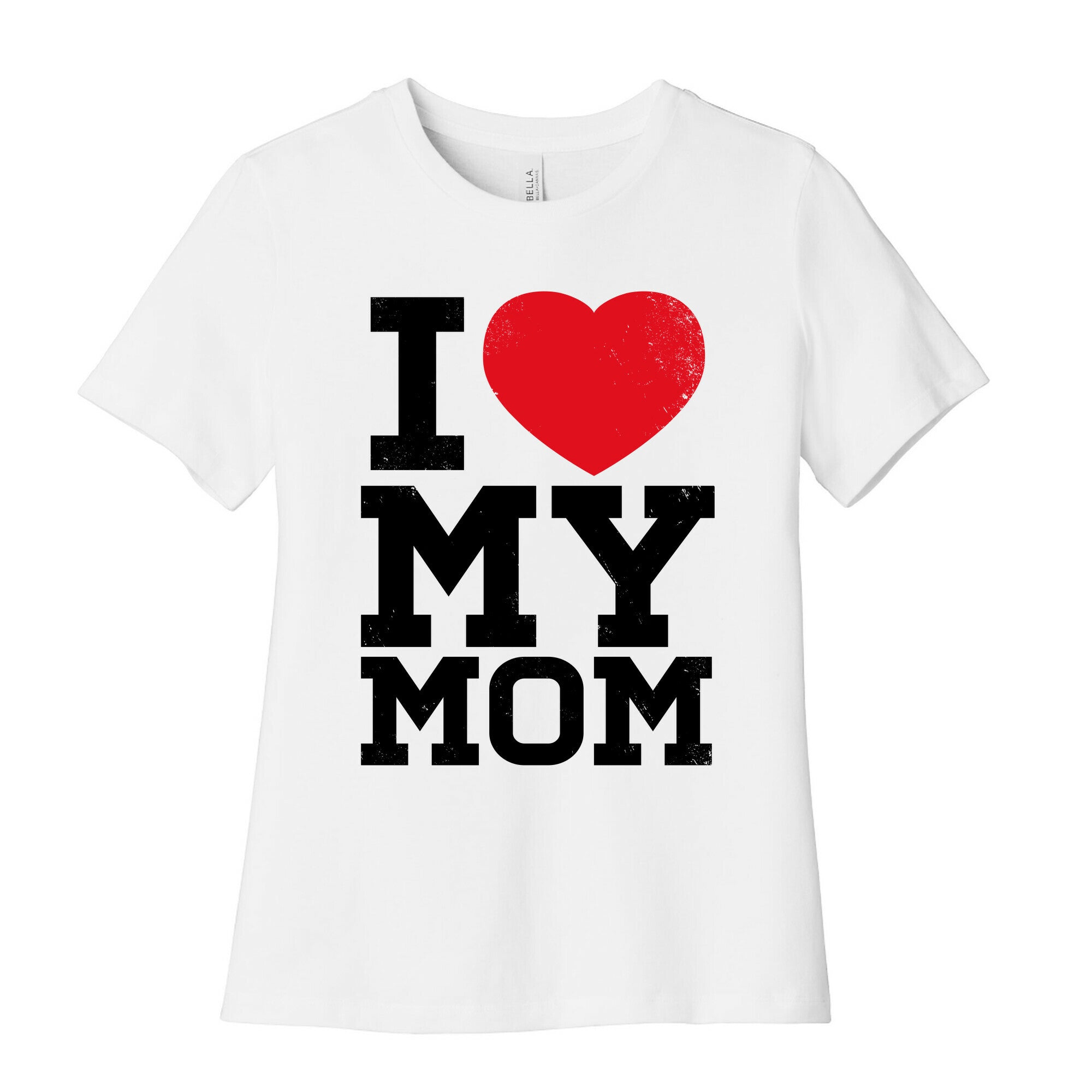 I Heart My Mom Women's Cotton Tee