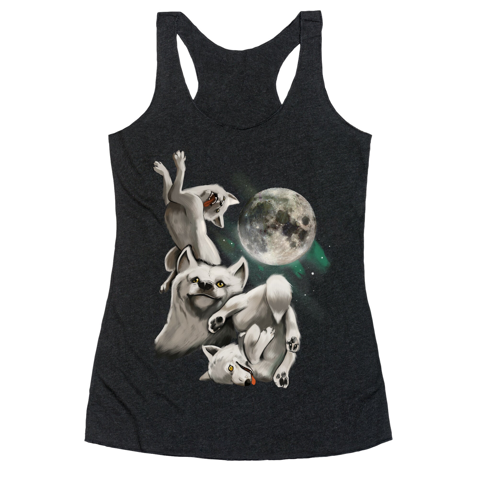 Three Wolf Moon Moon Racerback Tank