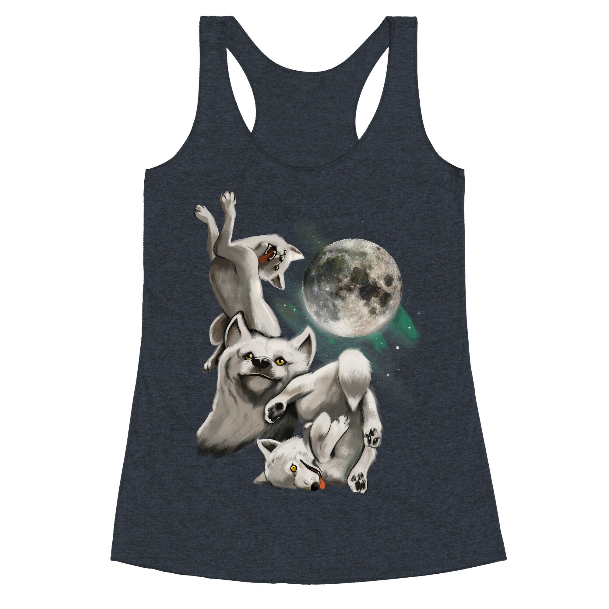 Three Wolf Moon Moon Racerback Tank