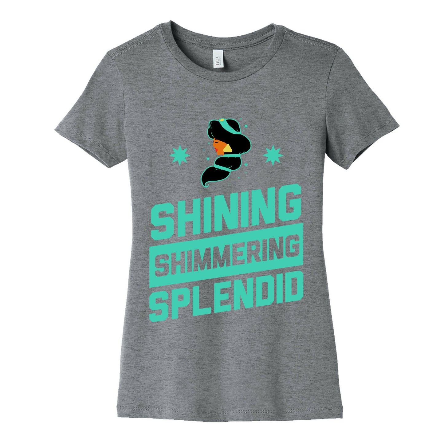 Shining Shimmering, Splendid (Athletic) Women's Cotton Tee