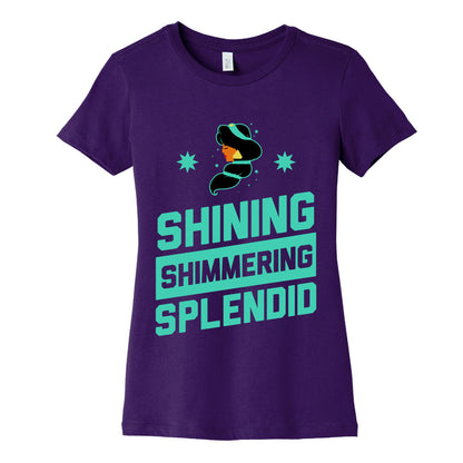 Shining Shimmering, Splendid (Athletic) Women's Cotton Tee