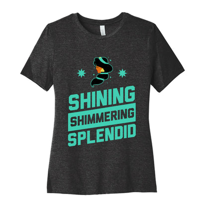 Shining Shimmering, Splendid (Athletic) Women's Cotton Tee