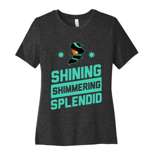 Shining Shimmering, Splendid (Athletic) Women's Cotton Tee