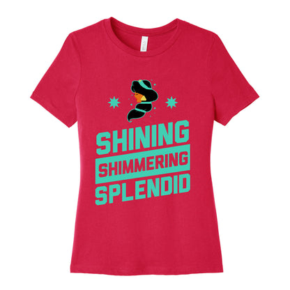 Shining Shimmering, Splendid (Athletic) Women's Cotton Tee