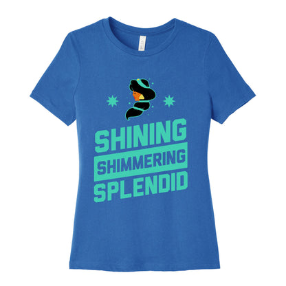 Shining Shimmering, Splendid (Athletic) Women's Cotton Tee