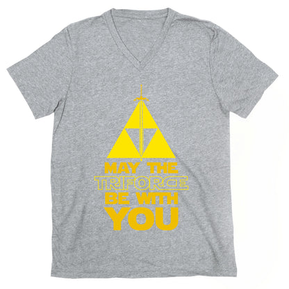May The Triforce Be With You V-Neck