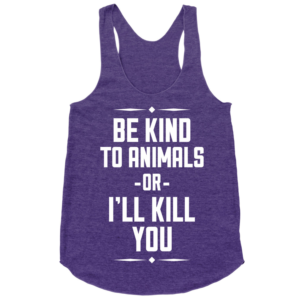 Be Kind to Animals Racerback Tank