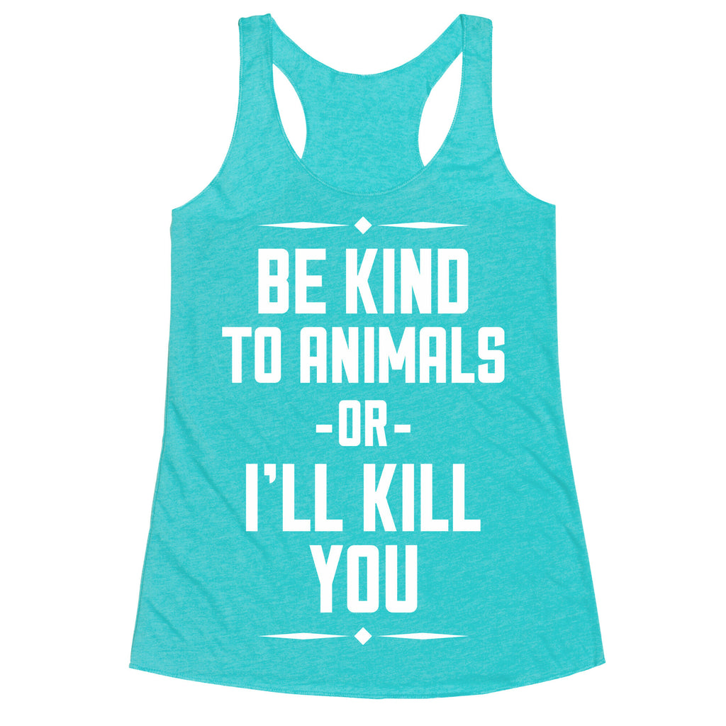 Be Kind to Animals Racerback Tank