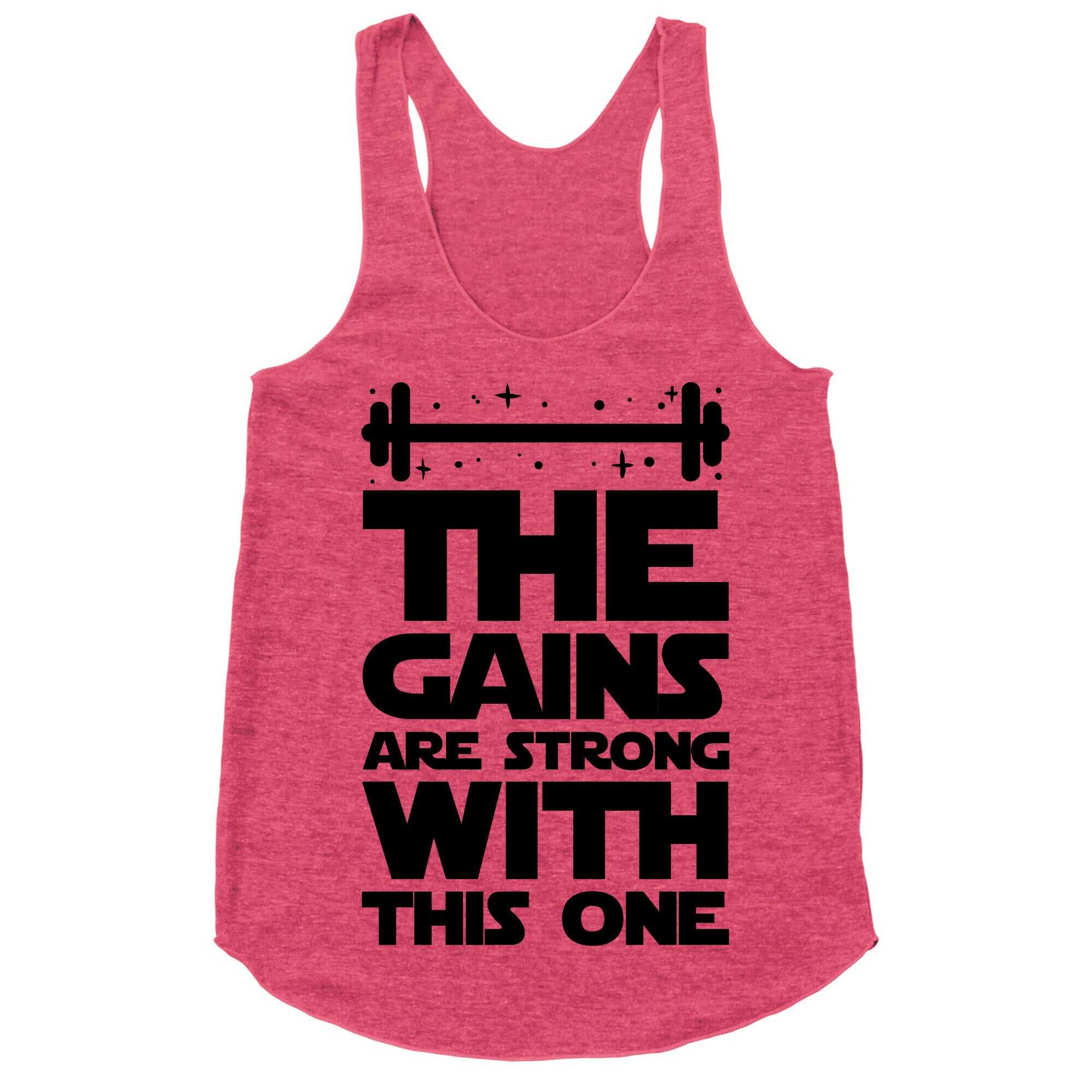 The Gains are Strong With This One Racerback Tank