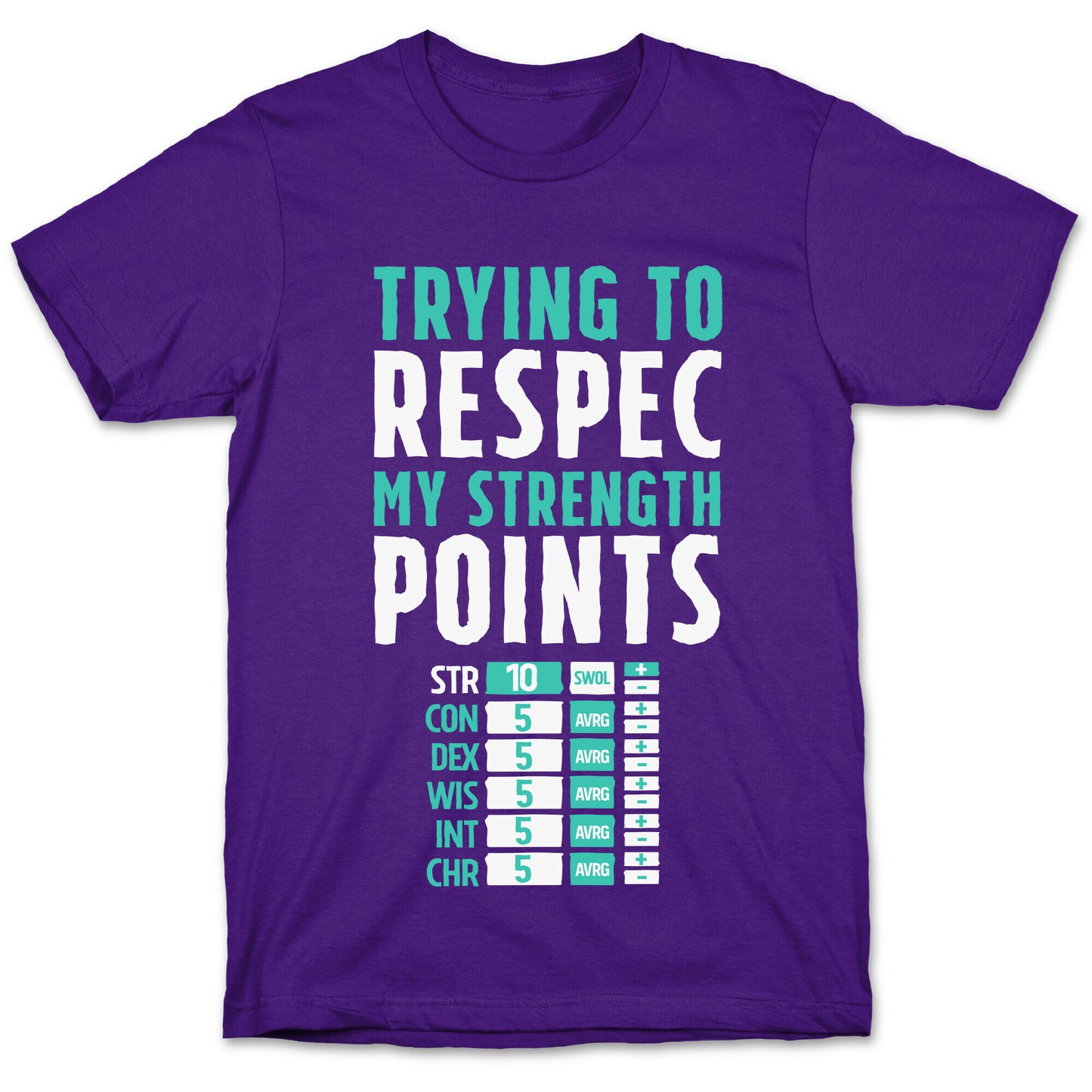 Trying to Respec My Strength Points  T-Shirt