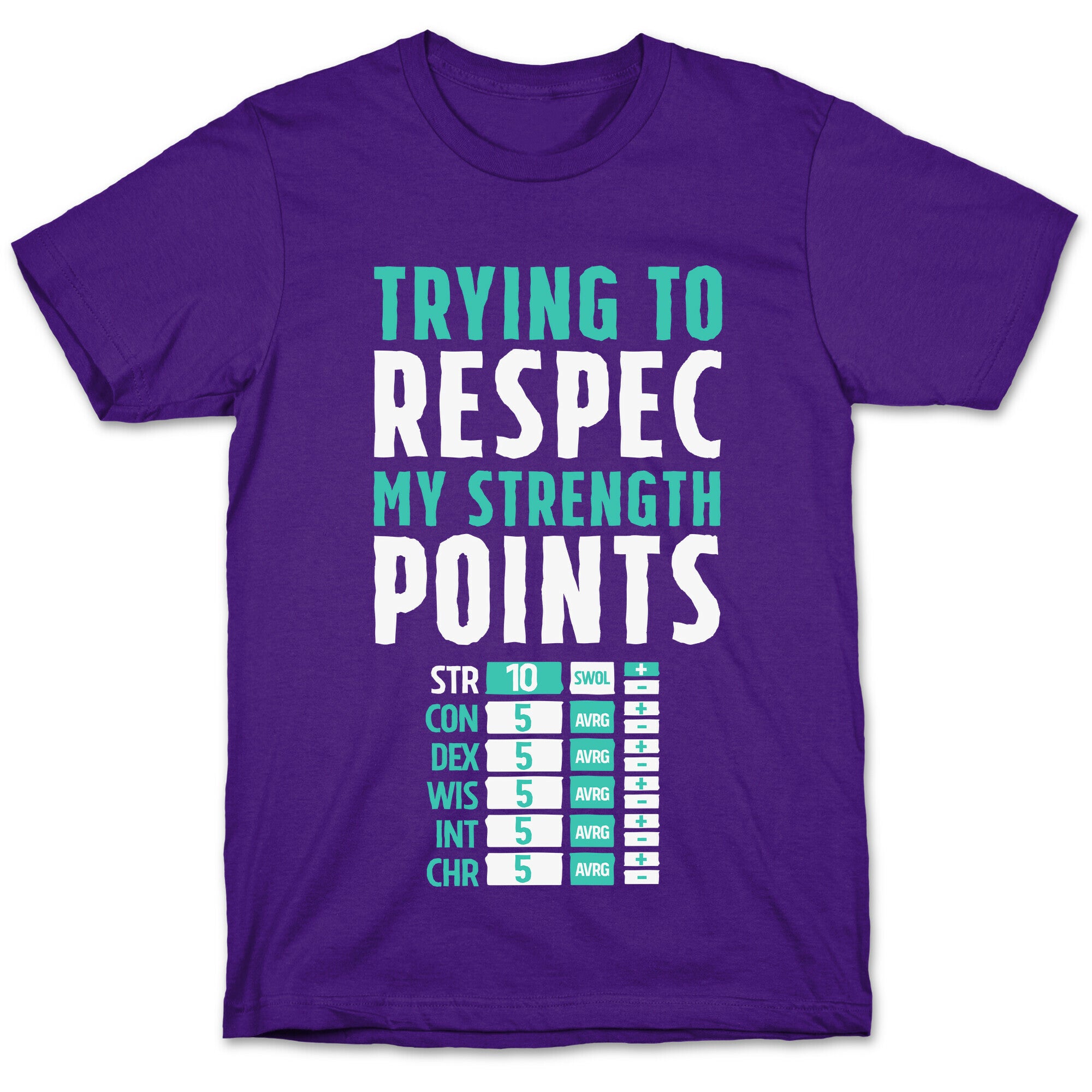 Trying to Respec My Strength Points  T-Shirt