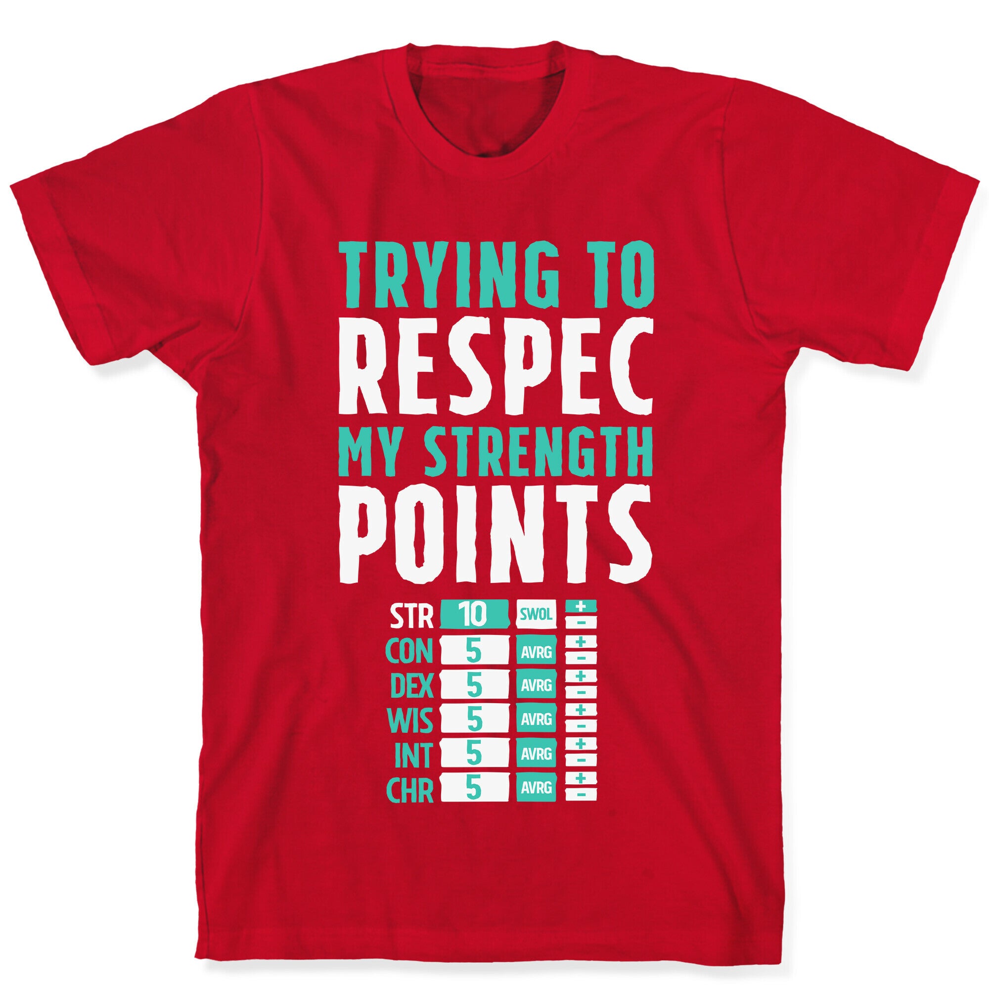 Trying to Respec My Strength Points  T-Shirt
