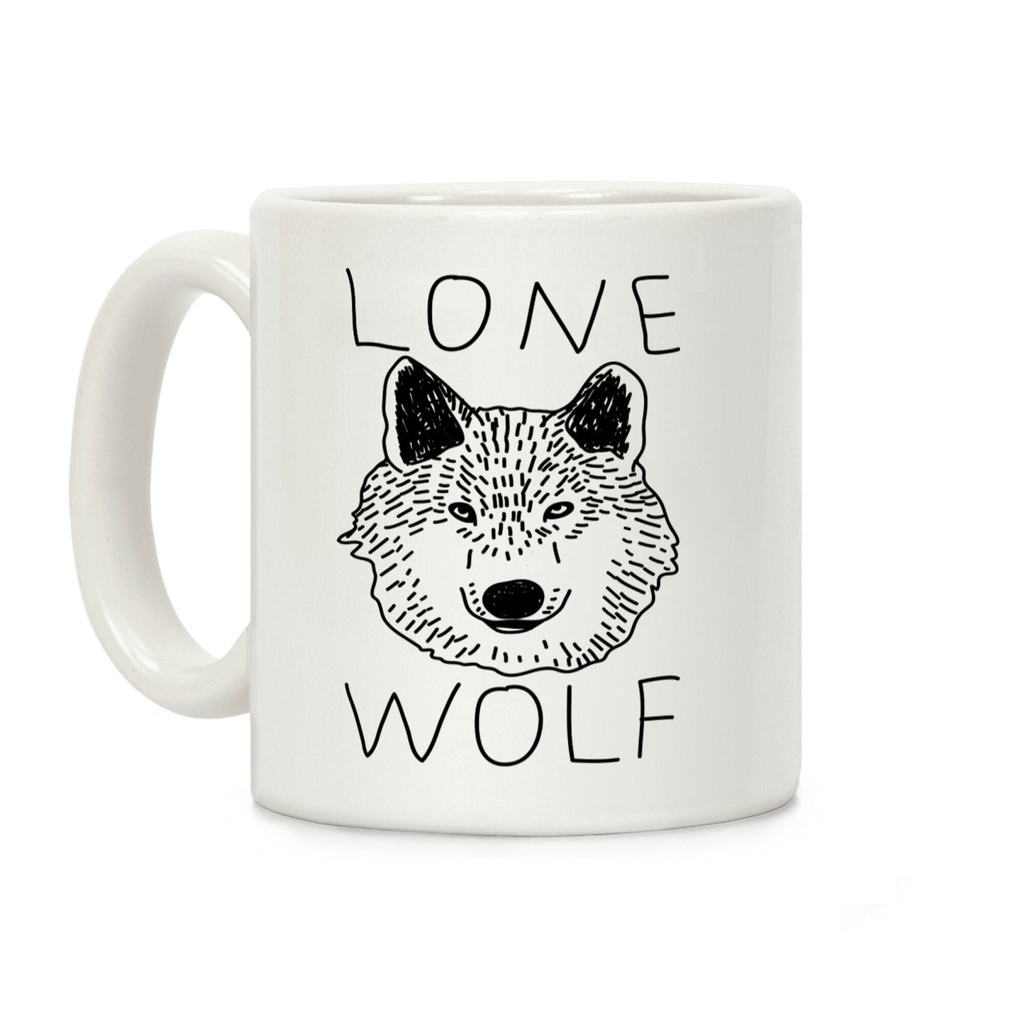 Lone Wolf Coffee Mug