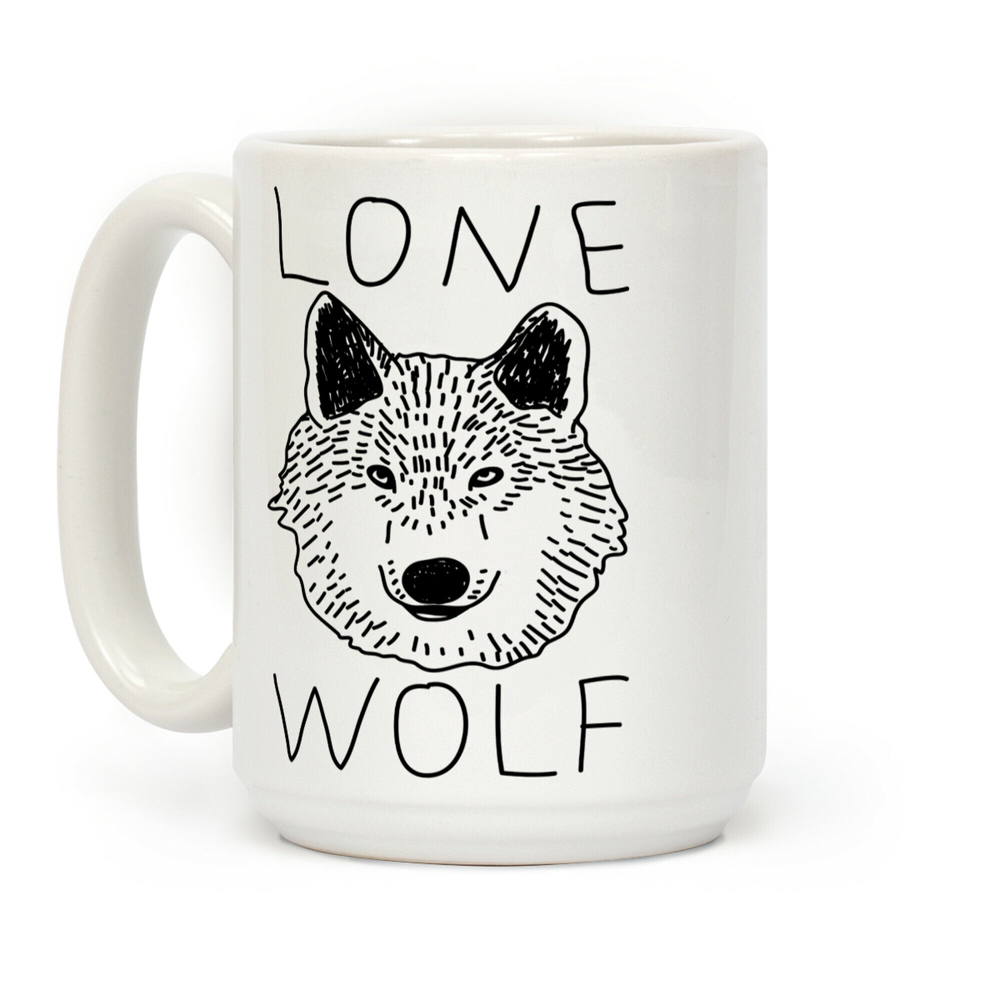 Lone Wolf Coffee Mug