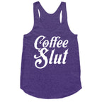Coffee Slut Racerback Tank