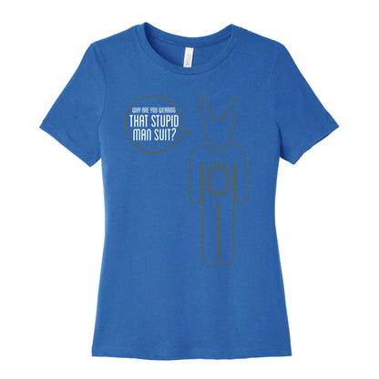 Stupid Man Suit Women's Cotton Tee