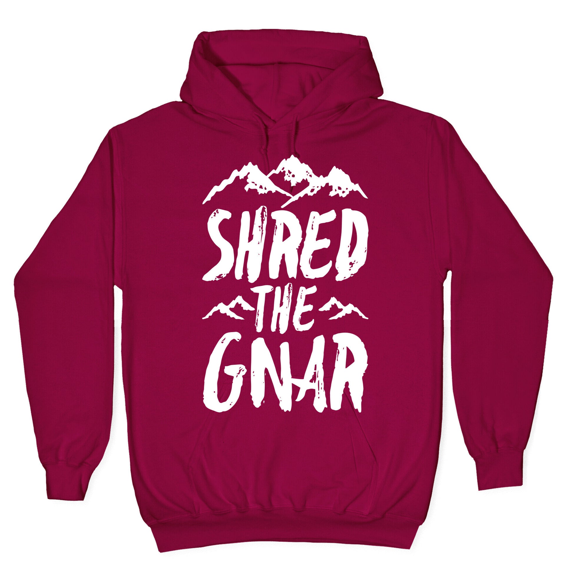 Shred the Gnar Hoodie LookHUMAN - Main Image
