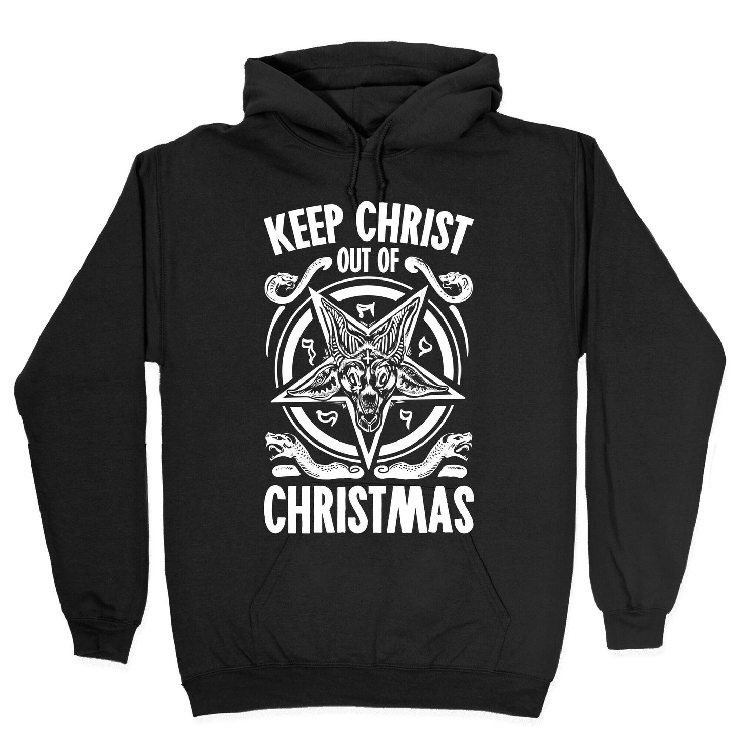 Keep Christ Out of Christmas Baphomet Hoodie