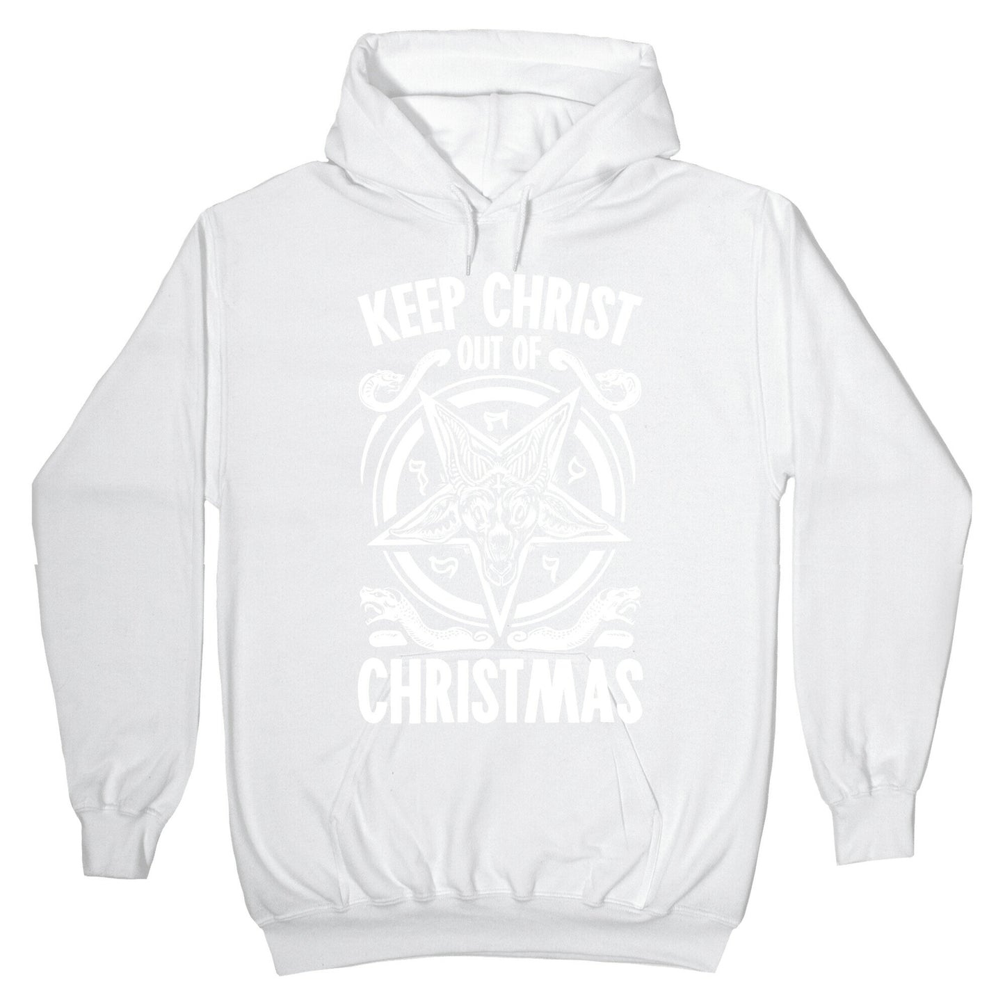 Keep Christ Out of Christmas Baphomet Hoodie