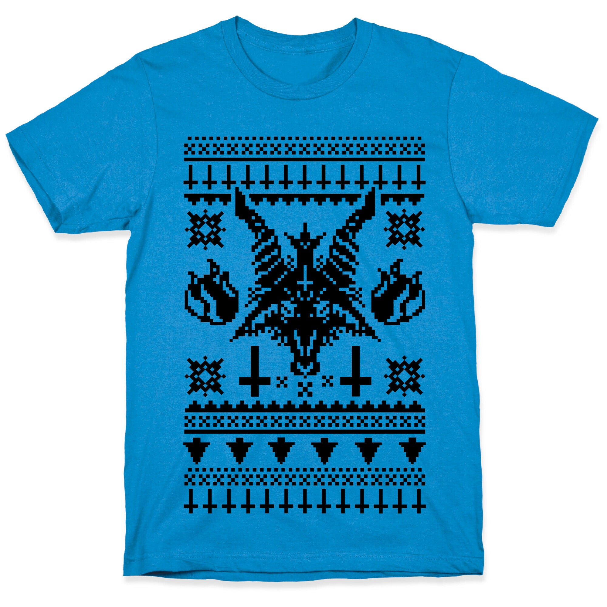 Baphomet Ugly Christmas Sweater  T-Shirt