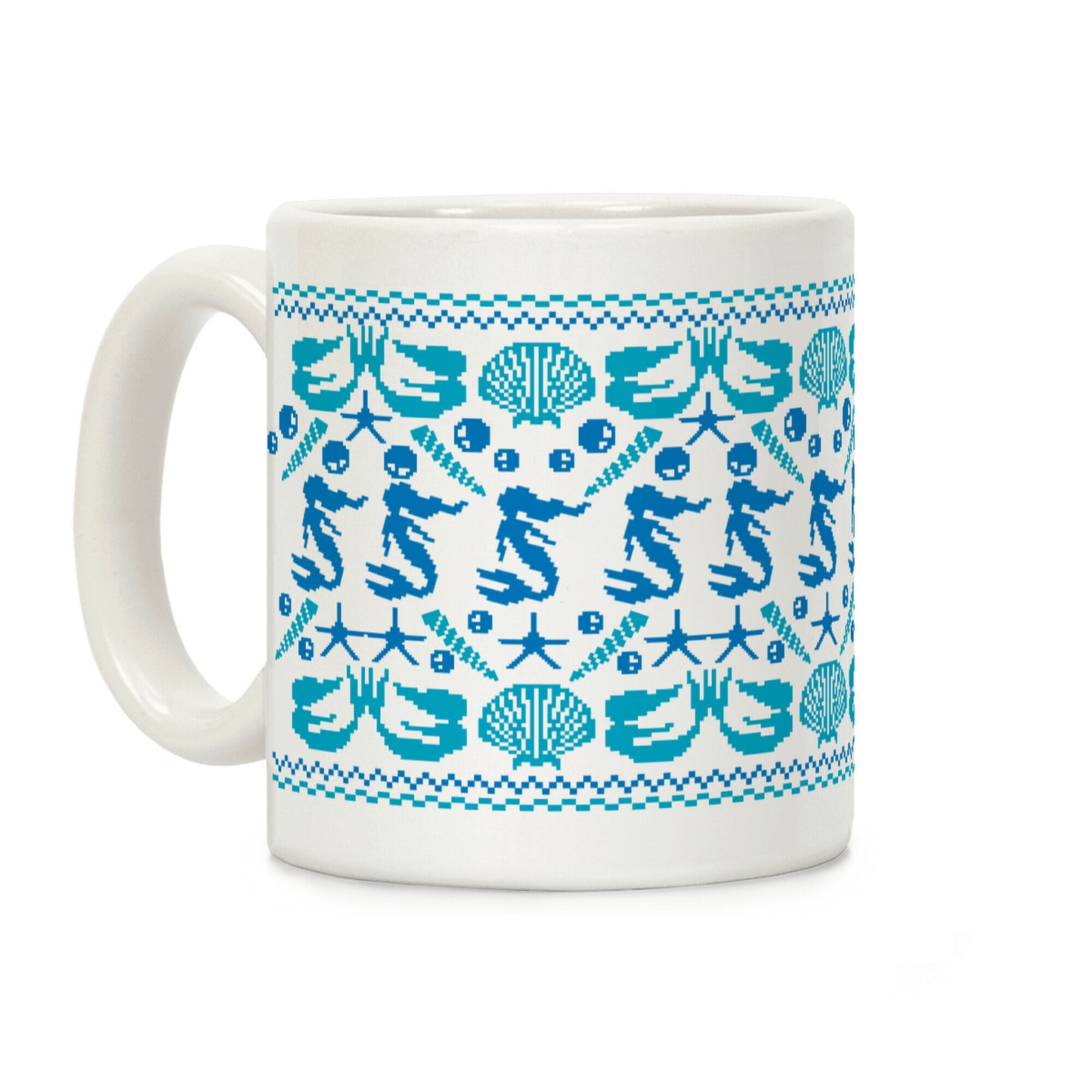 Ugly Mermaid Sweater Coffee Mug