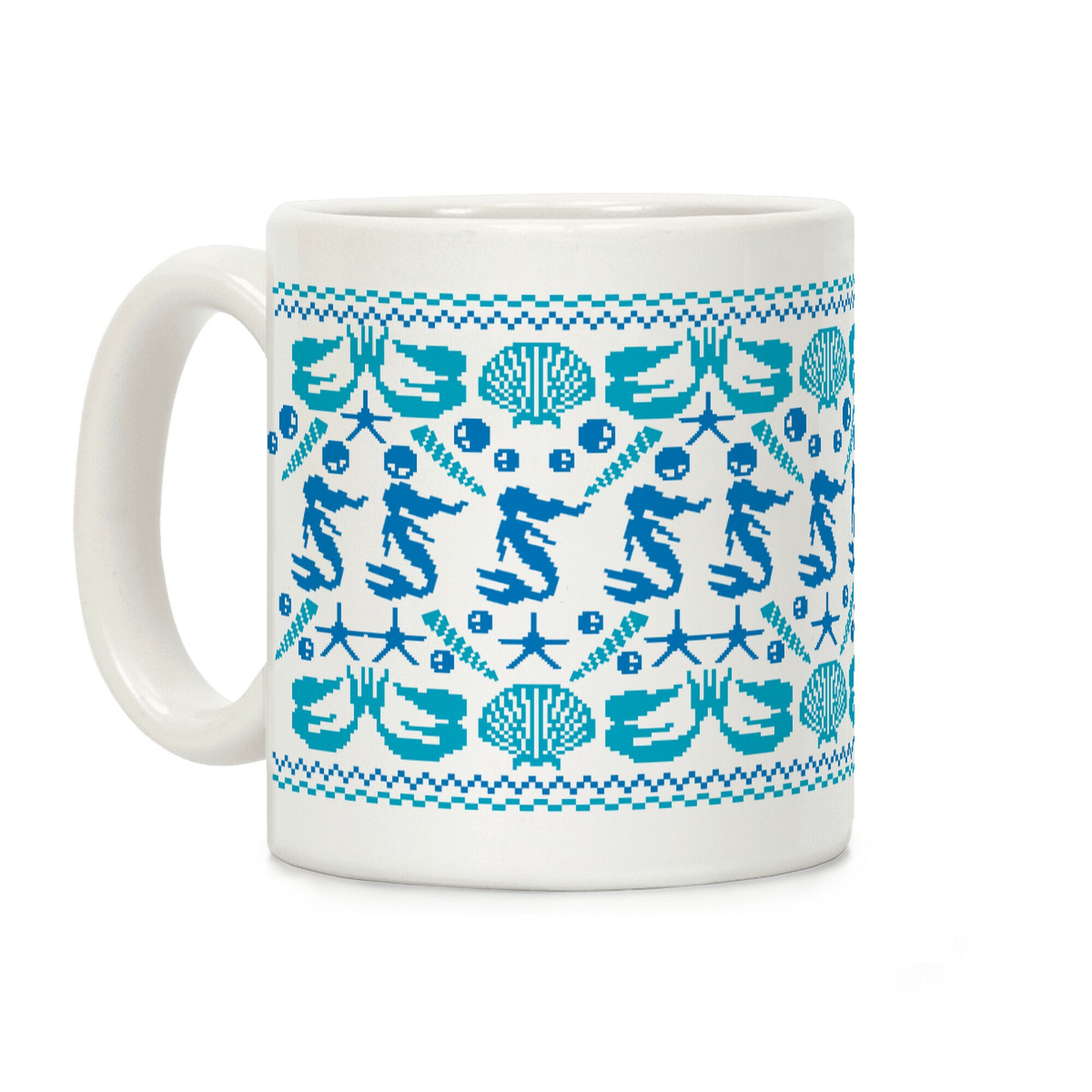 Ugly Mermaid Sweater Coffee Mug