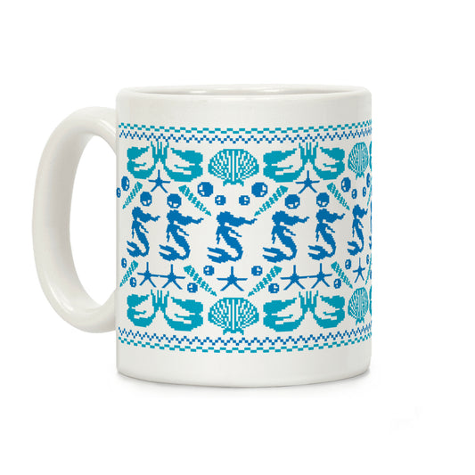 Ugly Mermaid Sweater Coffee Mug