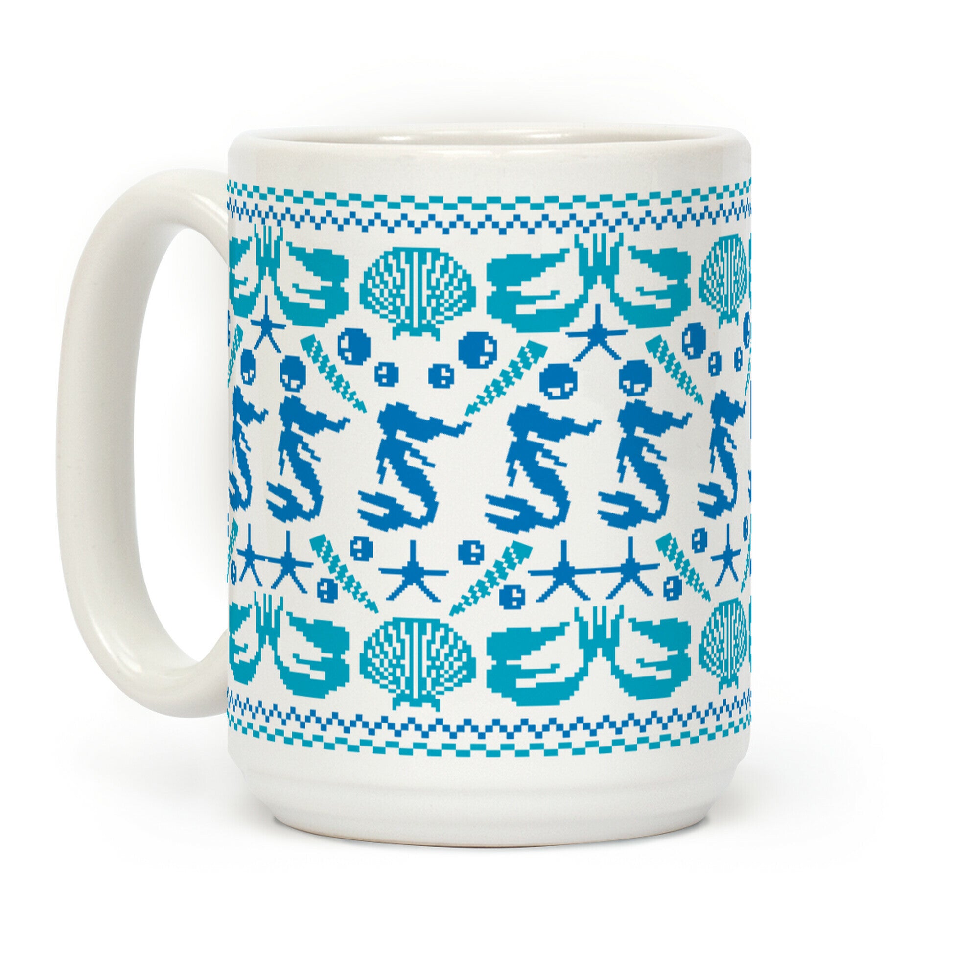 Ugly Mermaid Sweater Coffee Mug