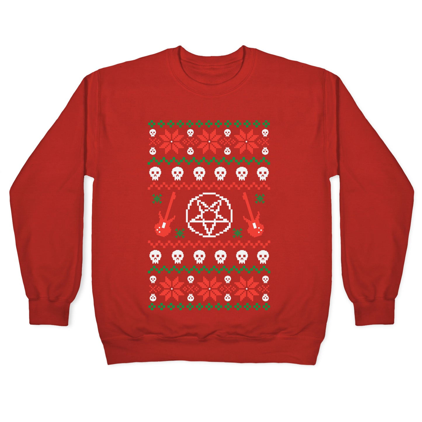 Ugly Sweater Heavy Metal Crewneck Sweatshirt
