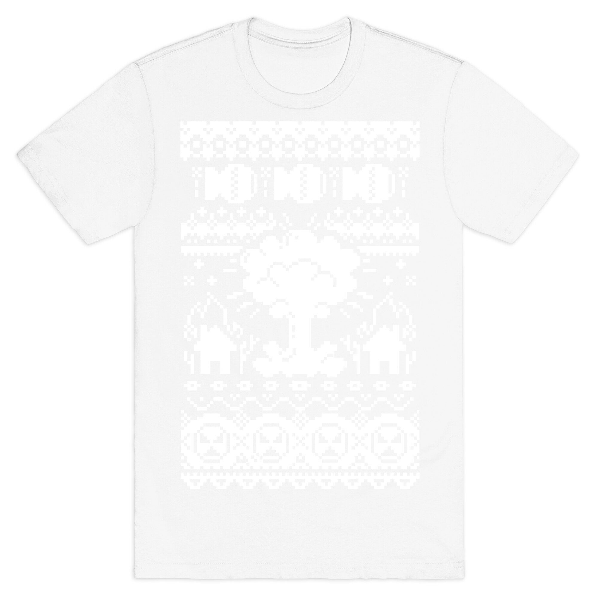 Nuclear Christmas Sweater Pattern T-Shirt