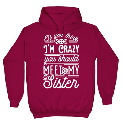 If You Think I'm Crazy You Should Meet My Sister Hoodie