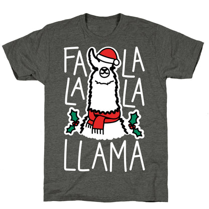 Falalala Llama Unisex Triblend Tee