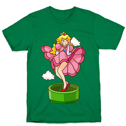 Plumbers Prefer Blondes (Peach Pin-up) T-Shirt