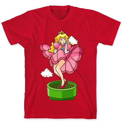 Plumbers Prefer Blondes (Peach Pin-up) T-Shirt
