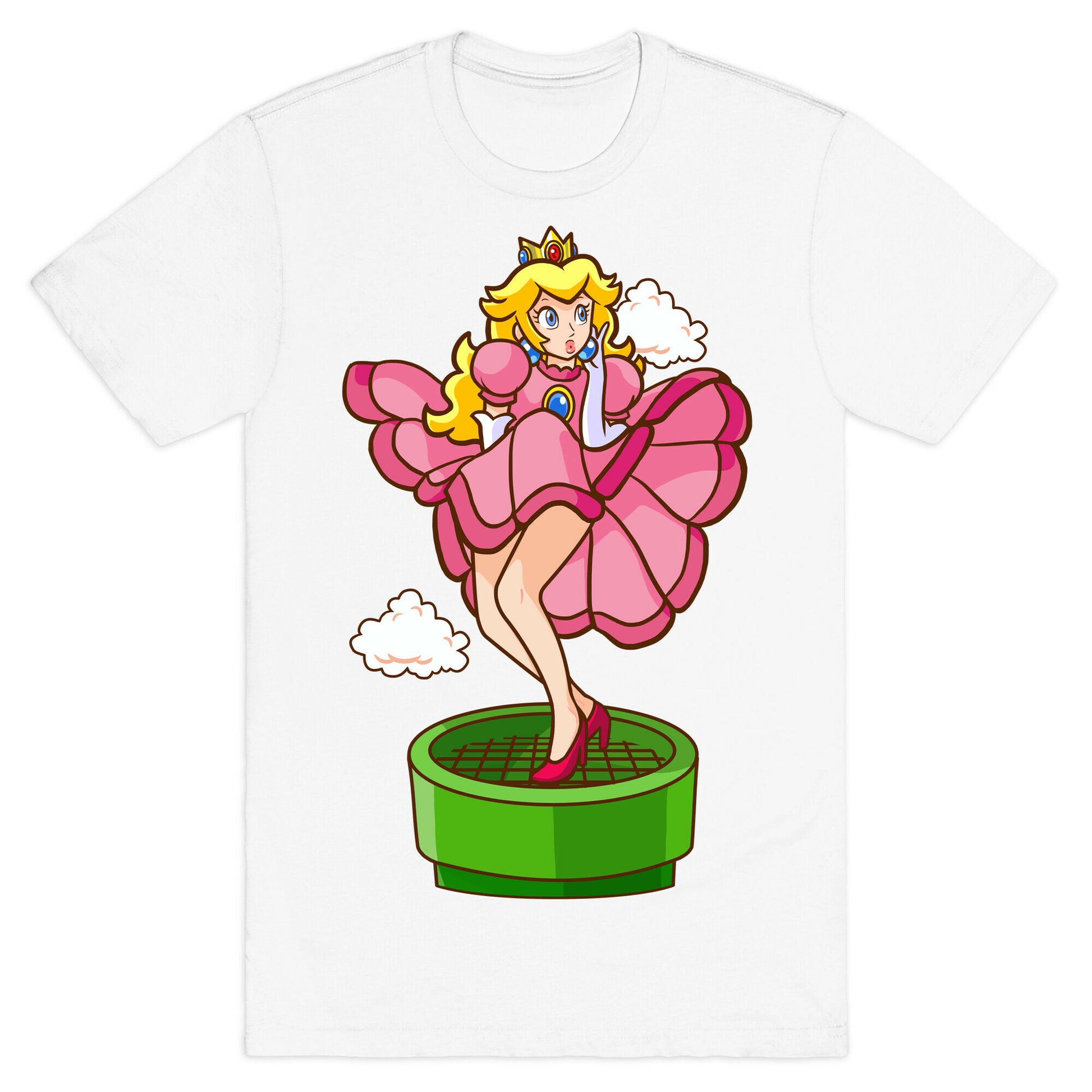 Plumbers Prefer Blondes (Peach Pin-up) T-Shirt