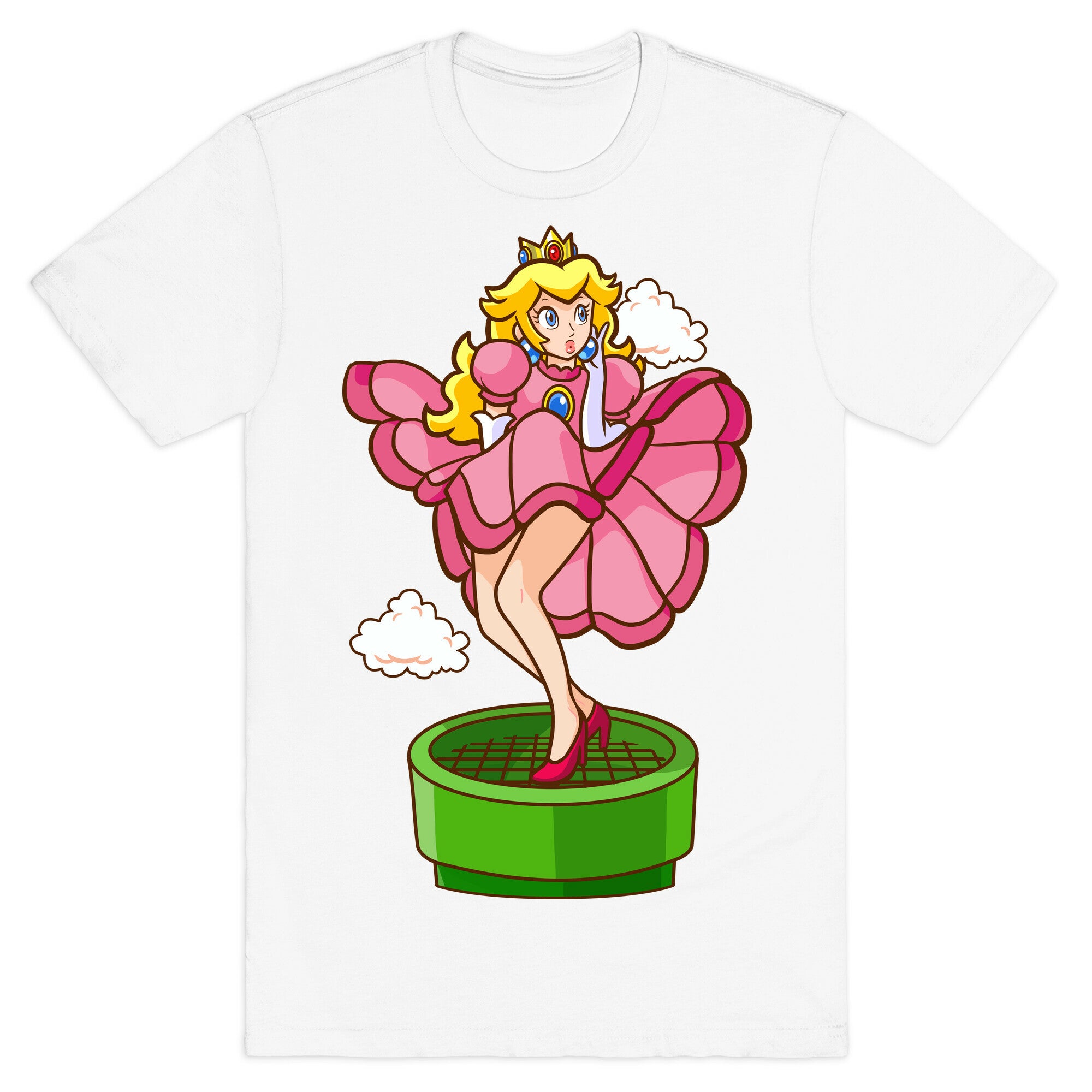 Plumbers Prefer Blondes (Peach Pin-up) T-Shirt