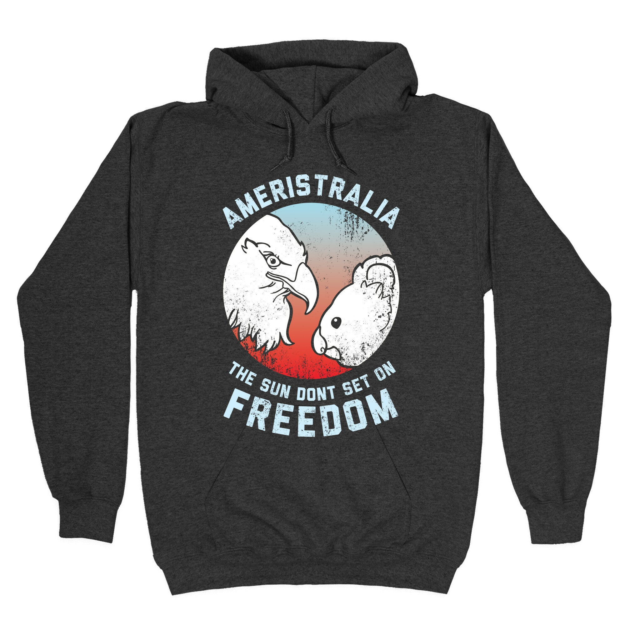 The Sun Dont Set On Freedom (Patriotic Ameristralia) Hoodie