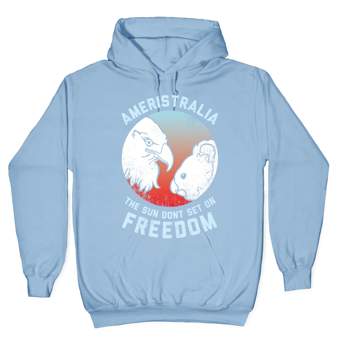 The Sun Dont Set On Freedom (Patriotic Ameristralia) Hoodie