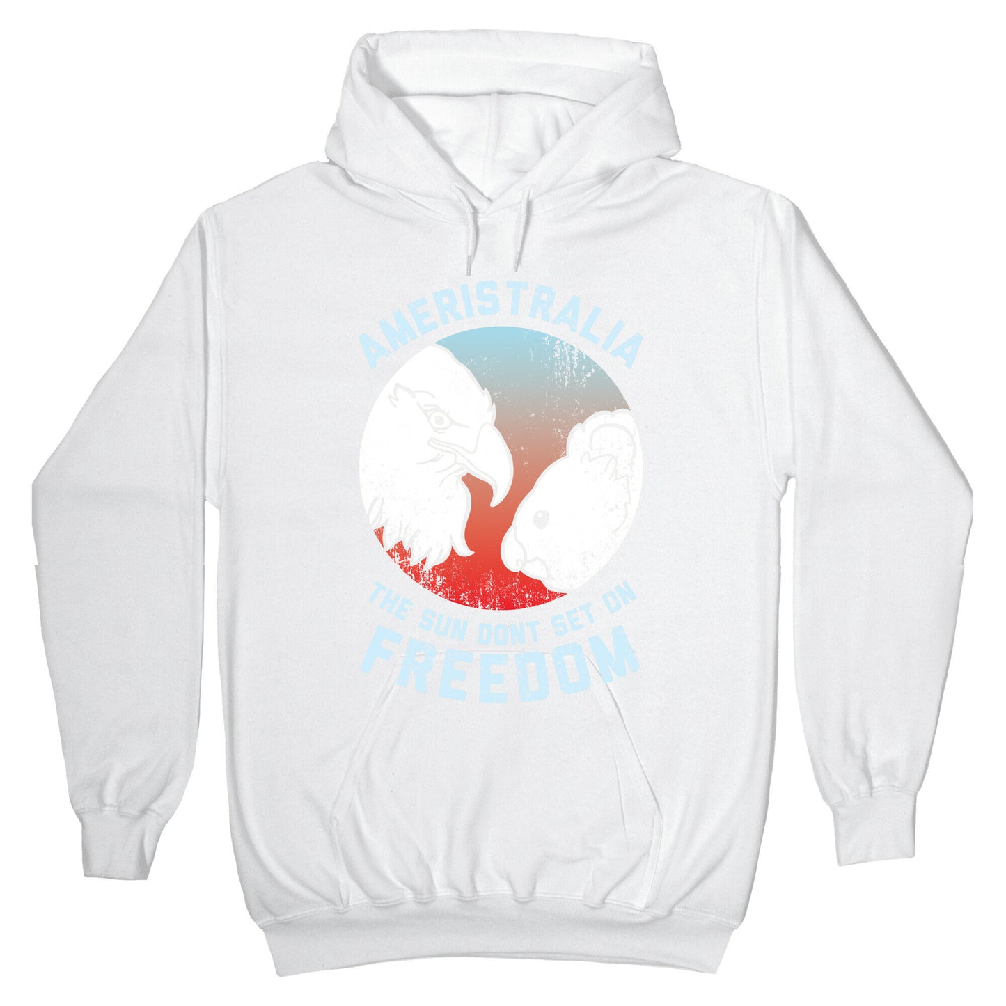 The Sun Dont Set On Freedom (Patriotic Ameristralia) Hoodie