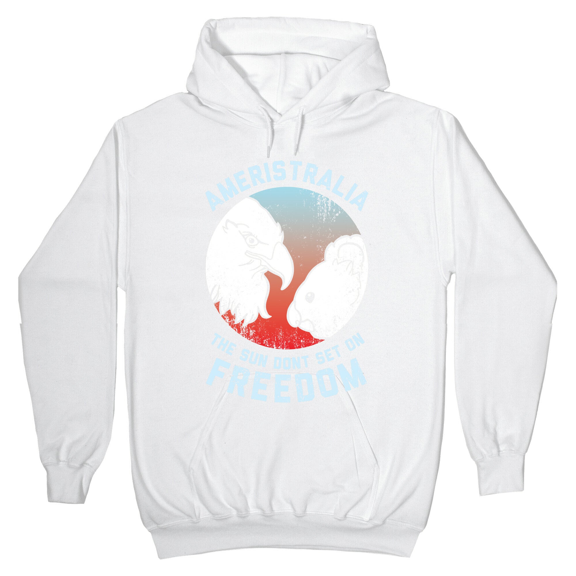 The Sun Dont Set On Freedom (Patriotic Ameristralia) Hoodie