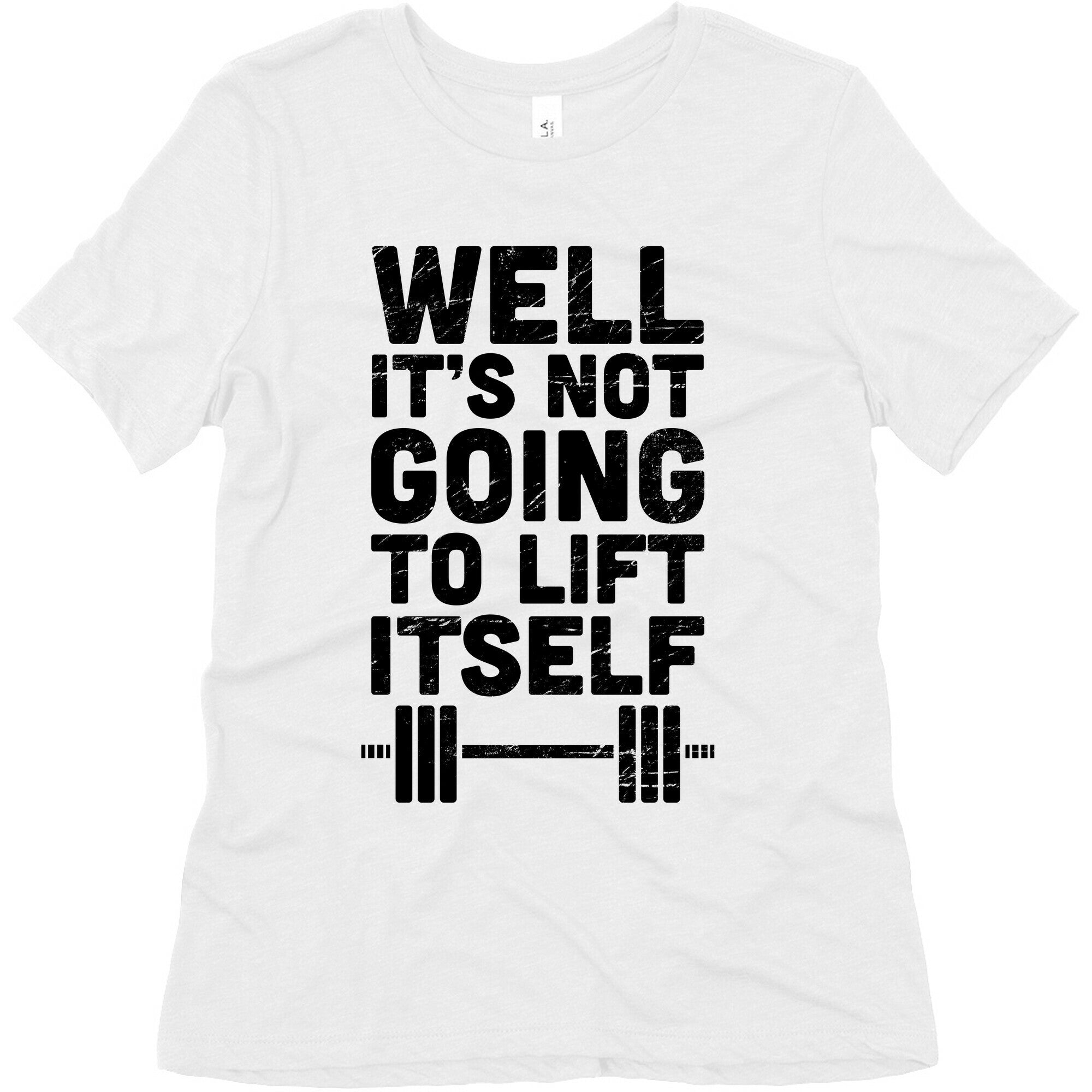 It's Not Going to Lift Itself (Tank) Women's Triblend Tee