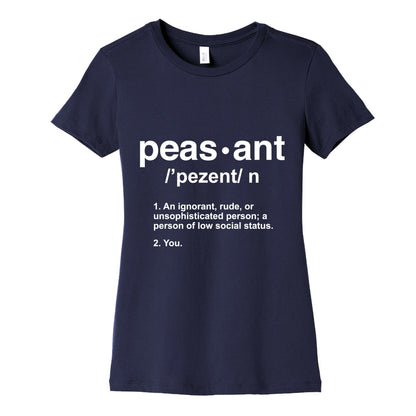 Peasant Definition Women's Cotton Tee