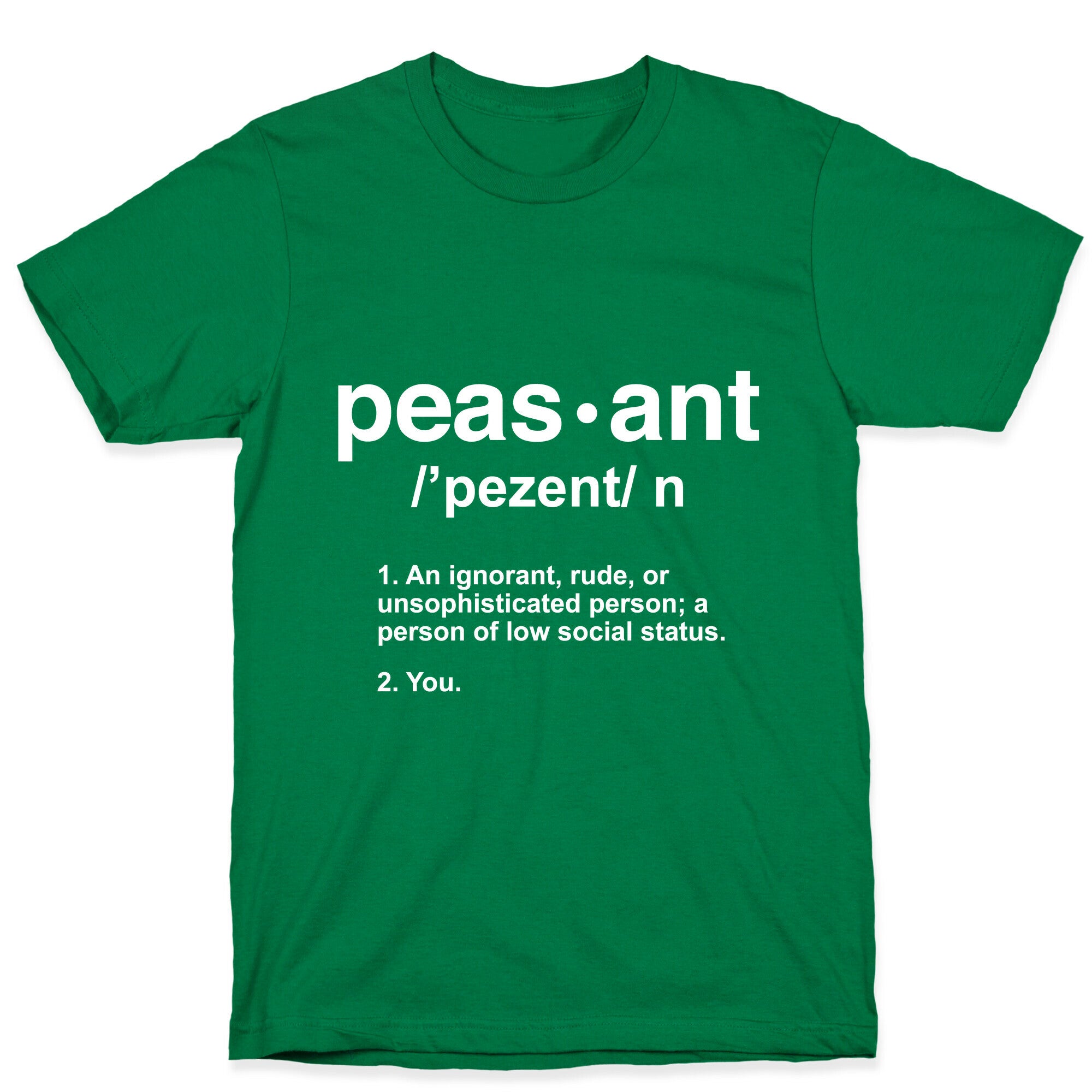 Peasant Definition T-Shirt