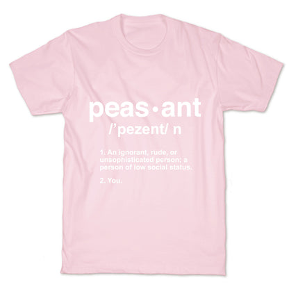 Peasant Definition T-Shirt