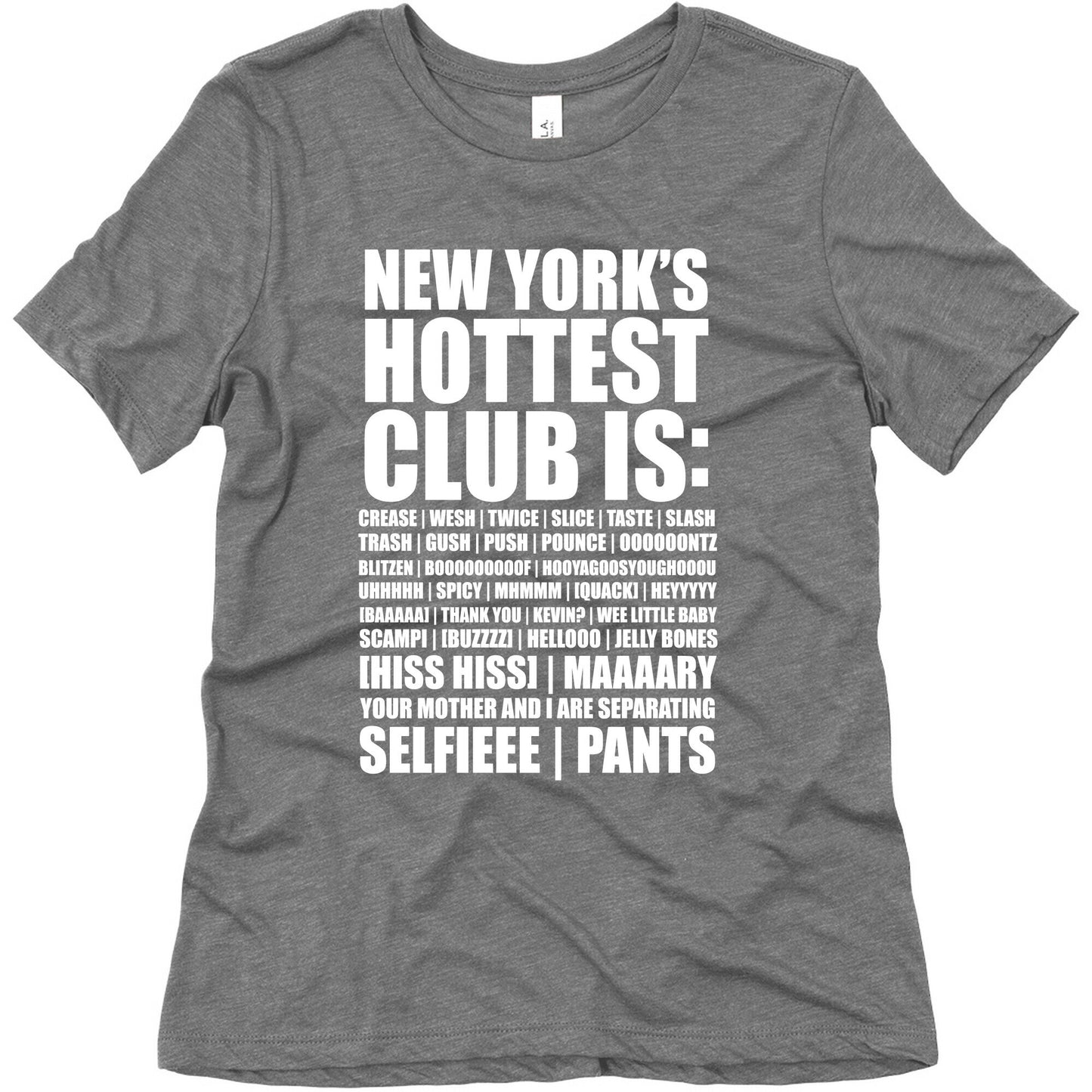 New York's Hottest Club Is Women's Triblend Tee